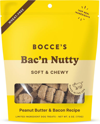 Bocce'S Bakery PB & Banana Flavor Soft & Chewy Dog Treats, 6 Oz | Oven Baked, Wheat-Free Everyday Dog Treat Cookies - Made with Real, Limited Ingredients and Baked in the USA14