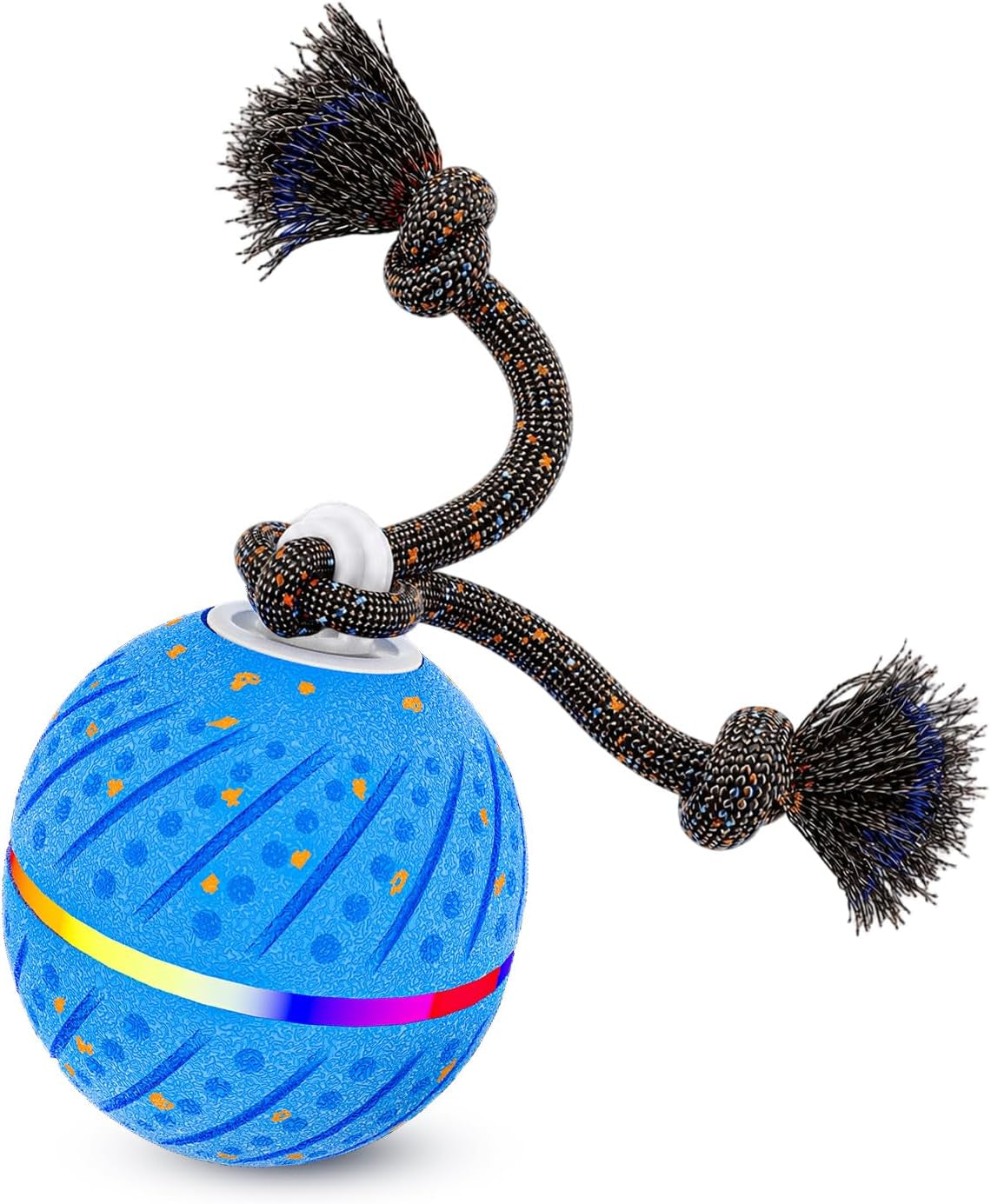 smart-interactive-dog-toys-ball-for-aggressive-chewers-medium-large-e-tpu-auto-moving-bouncing-ball-2-modes-with-rgb-lights-bird-sounds-bite-resistant-rope-ip54-waterproof-type-c-fast-charge