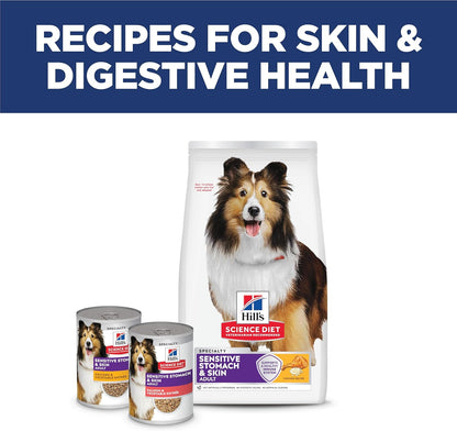 Hill'S Science Diet Sensitive Stomach & Skin Dry Dog Food | #1 Veterinarian Recommended, Adult Formula, Chicken Recipe, 30 Lb. Bag10