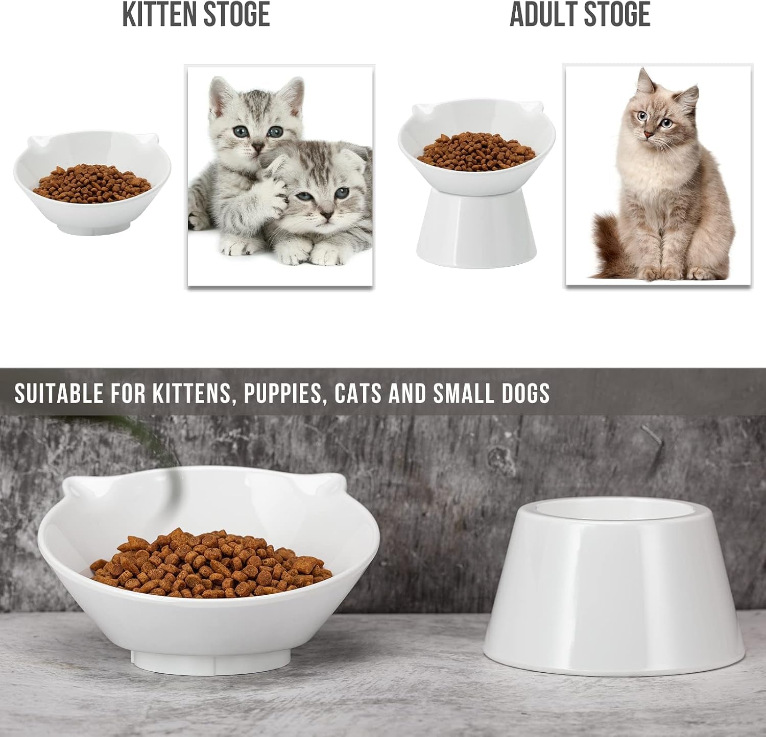 detachable-elevated-cat-bowls-15-tilted-raised-cat-food-bowl-anti-vomiting-whisker-friendly-adjustable-pet-cat-dishes-for-protecting-spine-adult-kitten-white