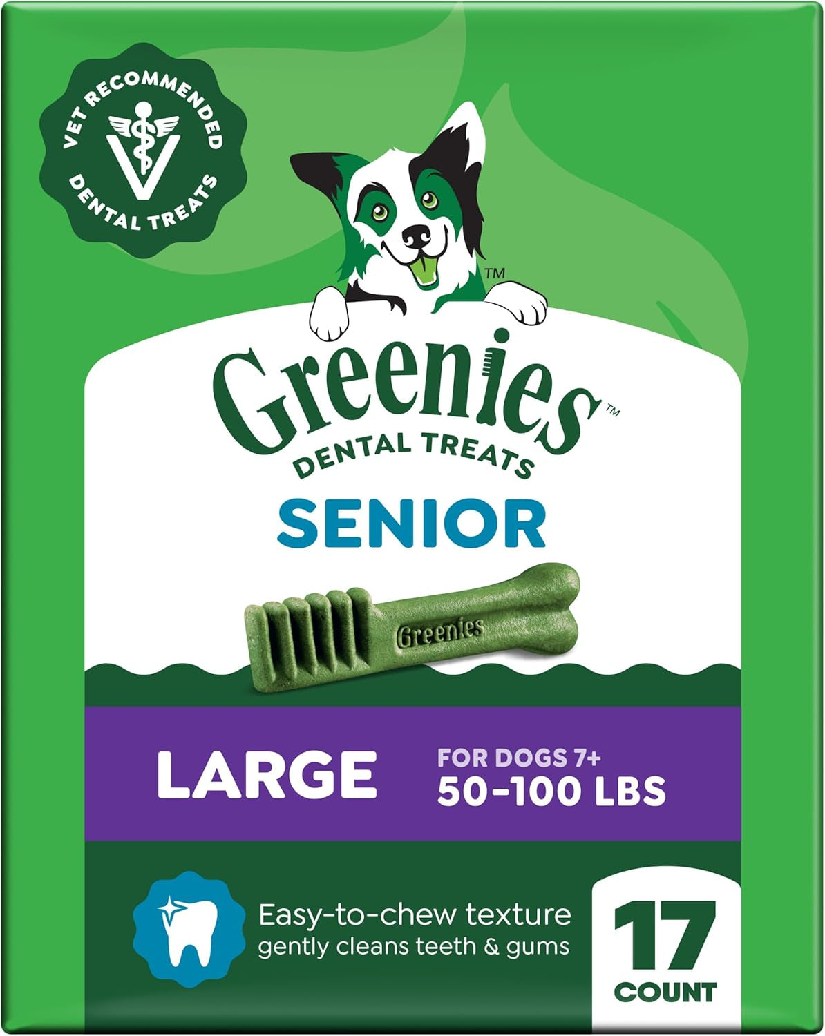 greenies-senior-teenie-size-adult-natural-dental-dog-treats-96-count-veterinarian-recommended-cleans-teeth-freshens-breath-supports-joint-health-dogs-7-5-15-lbs-27-oz-pack