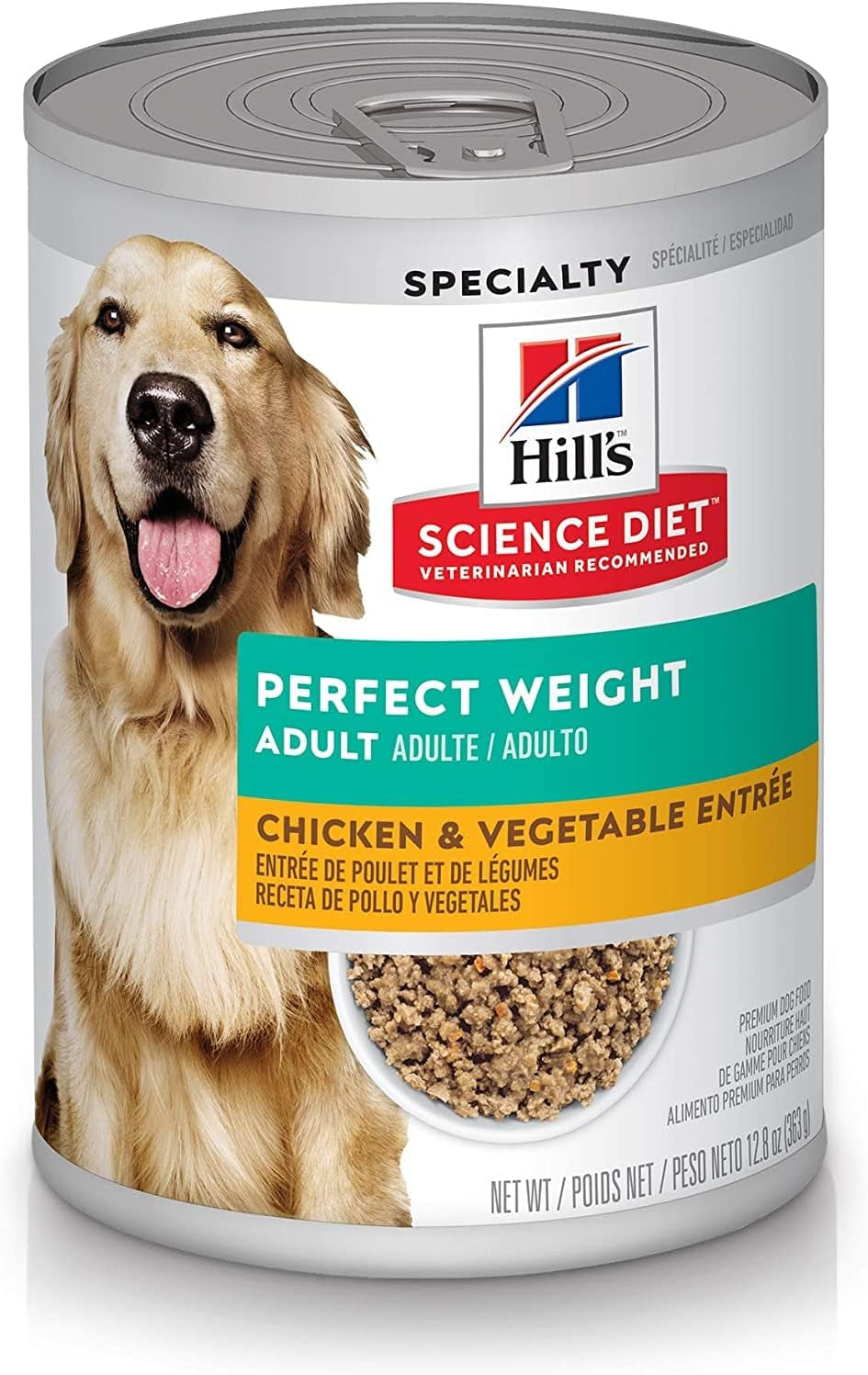hills-science-diet-adult-perfect-weight-wet-dog-food-1-veterinarian-recommended-vegetable-chicken-stew-12-5-oz-cans-12-pack