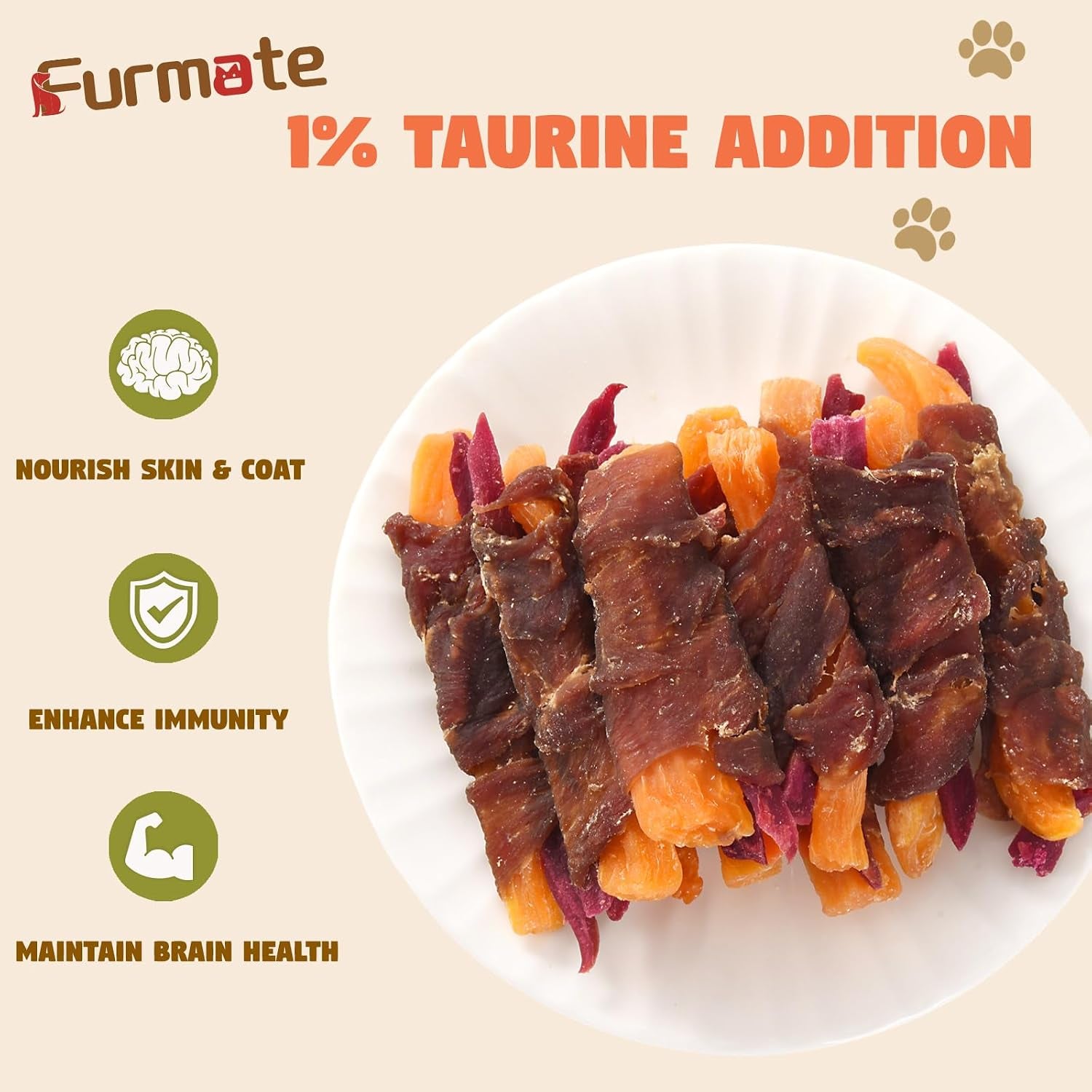 dog-jerky-treats-duck-wrapped-orange-purple-sweet-potato-10-6-oz-healthy-dog-snacks-high-protein-low-fat-soft-chews-eliminates-tears-training-rewards-treats-for-small-medium-large-breeds