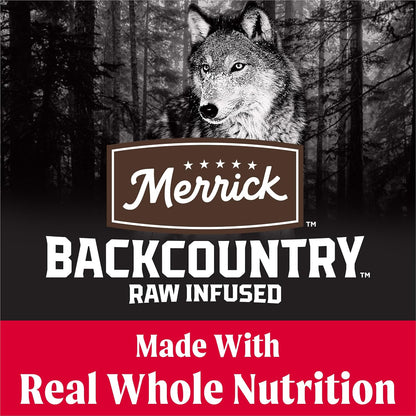 Merrick Backcountry Grain Free Dry Adult Dog Food Kibble with Freeze Dried Raw Pieces, Great Plains Red Recipe - 20.0 Lb. Bag2