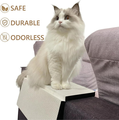 Cat Scratcher Pads, Foldable Cardboard for Corner Walls 17″Lx13″Wx0.78″H Scratching Post for Indoor Cats (White,Medium)6