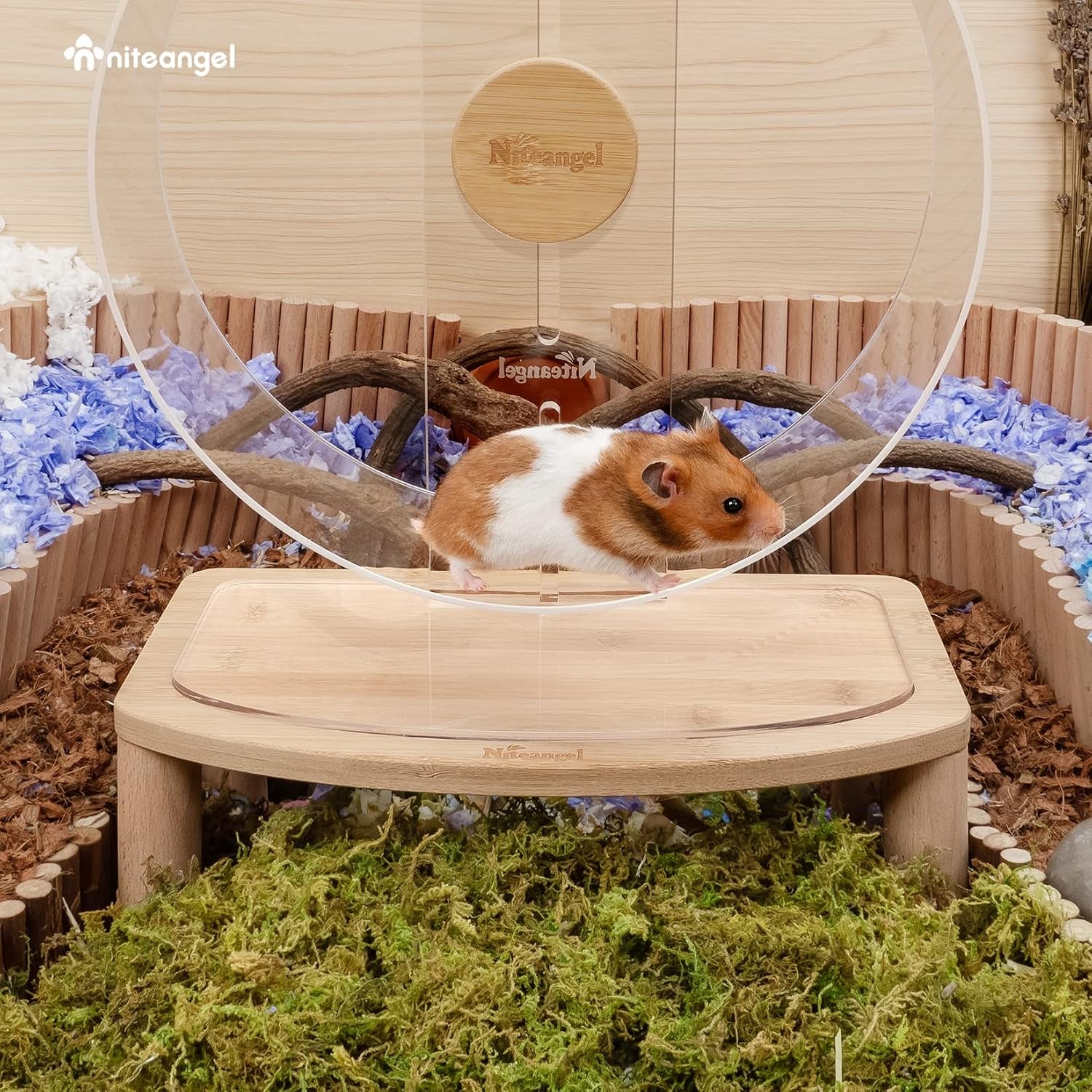 niteangel-anti-slide-hamster-wheel-platform-medium-size-elevates-height