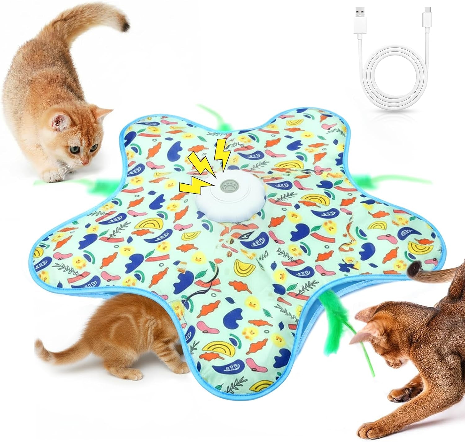 interactive-touch-activated-hide-and-seek-cat-toys-for-indoor-cats-blue-rechargeable-automatic-moving-concealed-wand-feather-real-bird-squeaky
