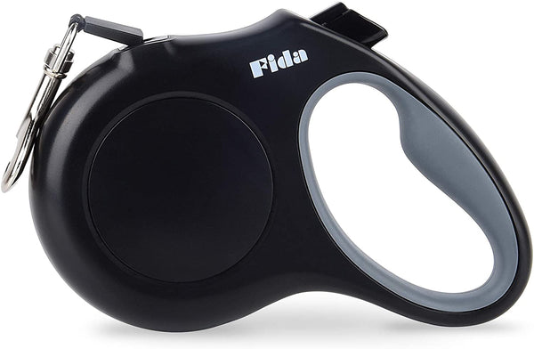 Fida Retractable Dog Leash, 16 Ft Dog Walking Leash for Small Dogs up to 26 Lbs, 360° Tangle Free, Black16