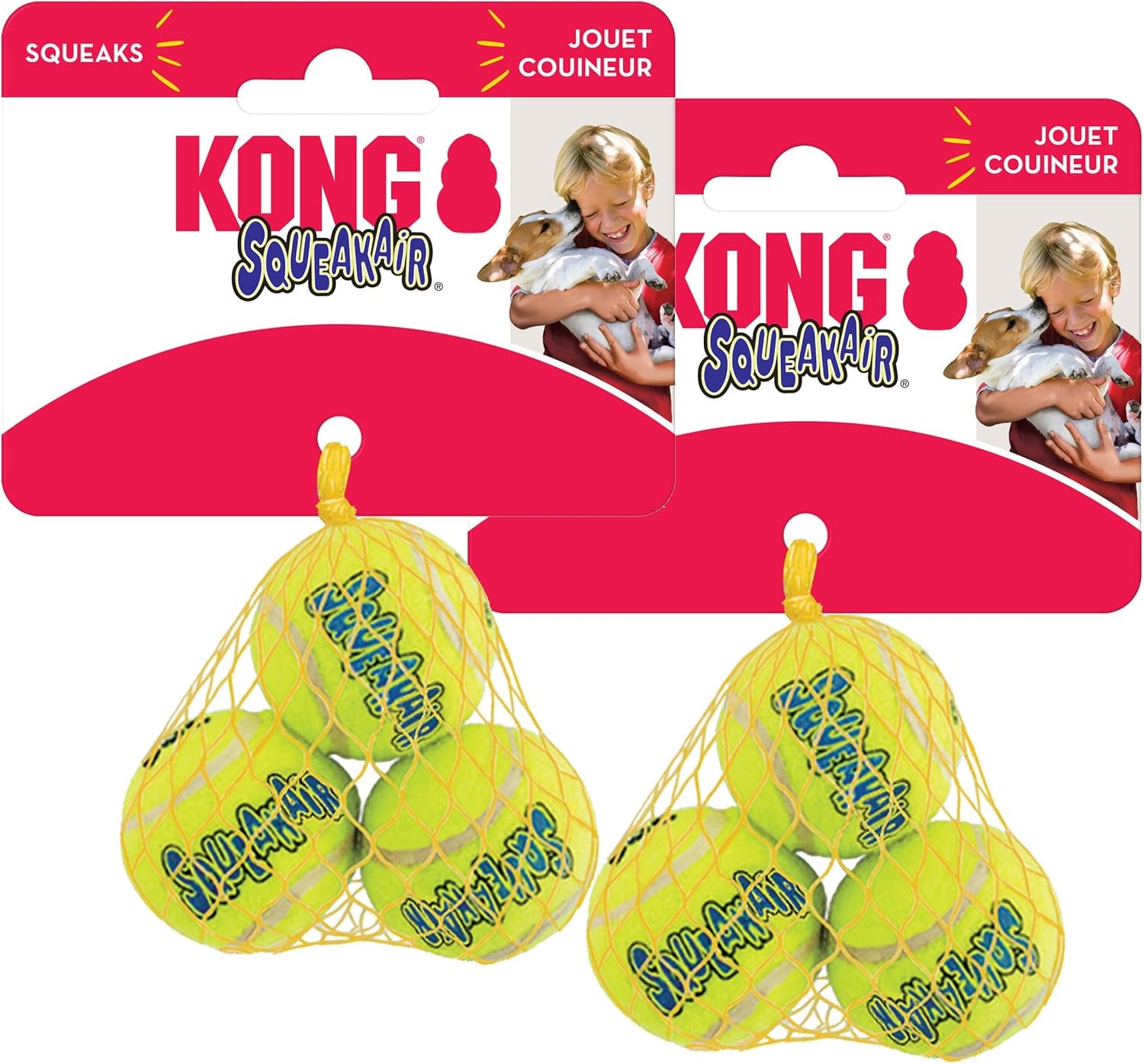 kong-squeakair-ball-dog-toy-premium-squeak-tennis-ball-gentle-on-teeth-x-small-6-pack