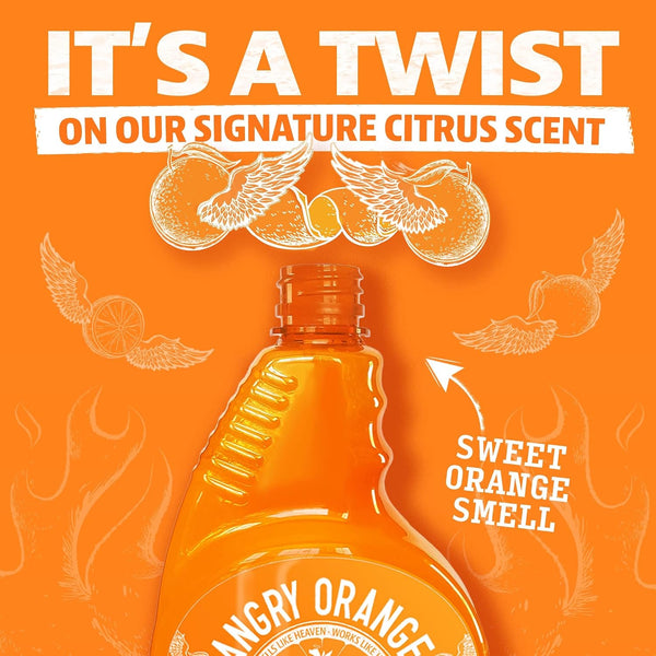 Angry Orange Stain Remover - 32Oz Enzyme Pet Cleaner - Dog & Cat Urine Destroyer and Stain Remover - Citrus Spray Cleaning Solution - Puppy Supplies7