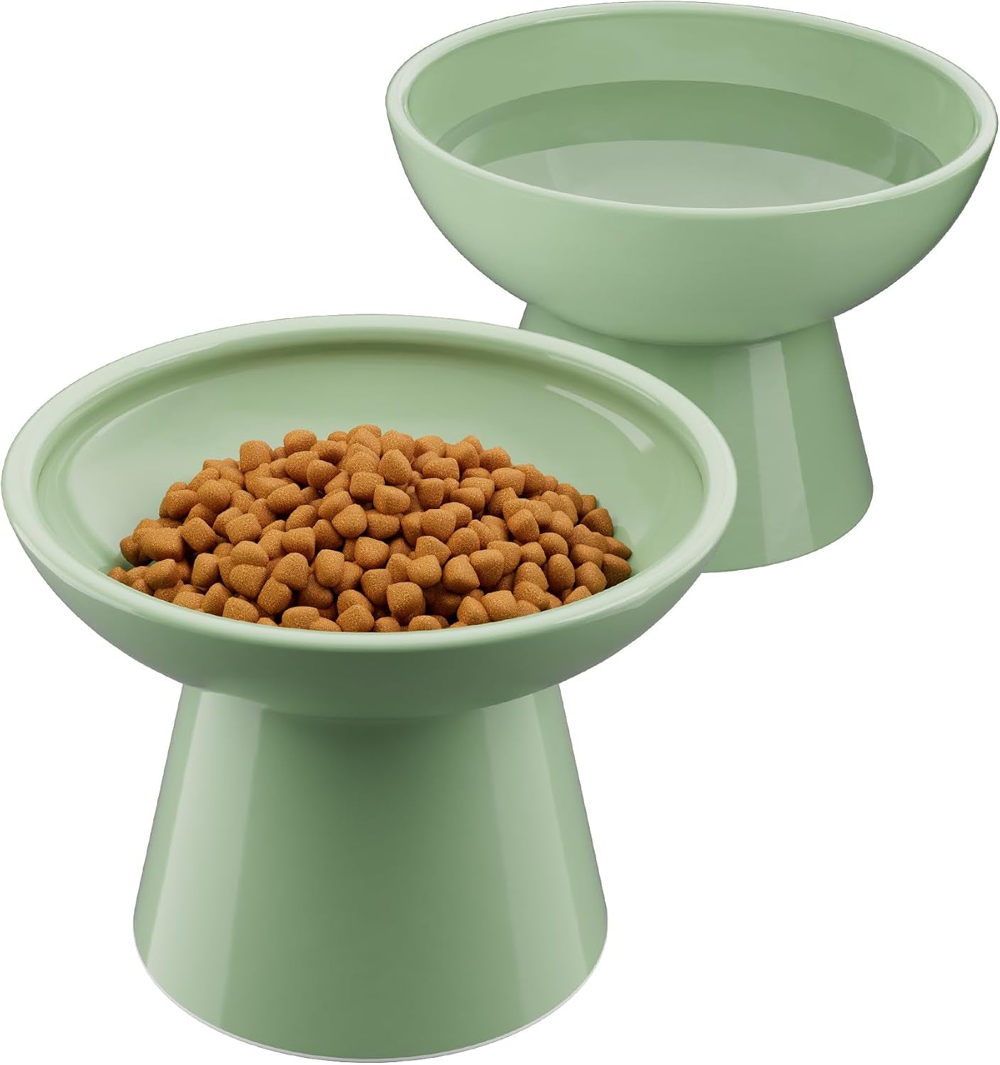 loejan-elevated-cat-food-and-water-bowls-set-extra-wide-and-raised-ceramic-bowls-anti-vomit-whisker-free-pressure-cat-feeder-for-kittens-to-adult-cats-and-small-dogs-white-water-bowl