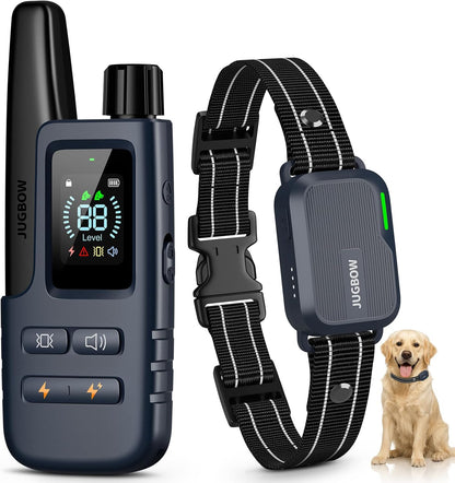 Dog Shock Collar - 4500FT Dog Training Collar with Remote, IPX8 Waterproof Electric Dog Collar with 4 Training Modes, Security Lock, Rechargeable Ecollar for 10-120Lbs Small Medium Large Dogs11