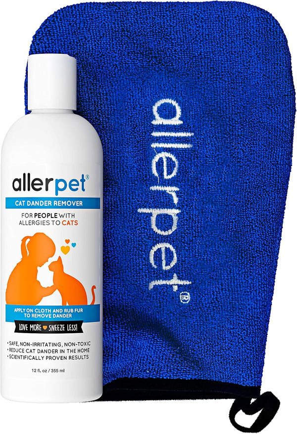 Allerpet Cat Dander Remover, Aloe-Free Pet Allergy Relief Made in USA 12 Oz11