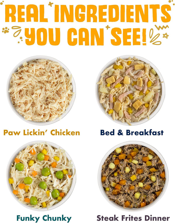 Weruva Classic Dog Food, Variety Pack, Baron'S Batch, Wet Dog Food, 14Oz Cans (Pack of 12)4