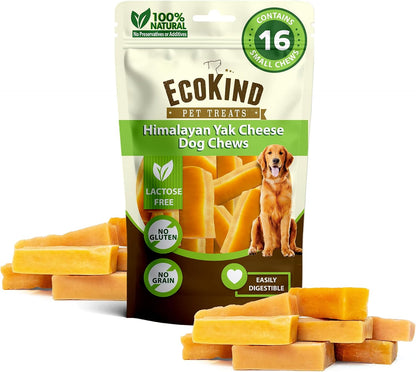 Ecokind Yak Cheese Himalayan Dog Chews, Yak Chews for Large Dogs, 4-5 Bones | 1 Lb, Long Lasting for Aggressive Chewers, Only 3 Ingredient Natural High Protein Dental Dog Treats, No Additives or Lactose17