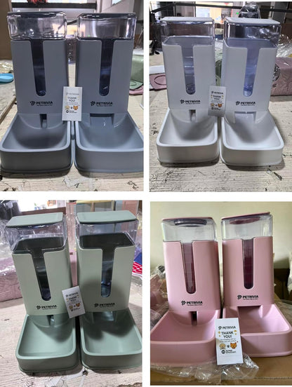 Automatic Pet Feeders Automatic Dog Food and Water Dispenser Water Dispenser for Dogs Gravity Water Dispenser Cat Feeders Automatic Cat Food Dog Water and Food Dispenser Gravity Pet Water Dispenser9