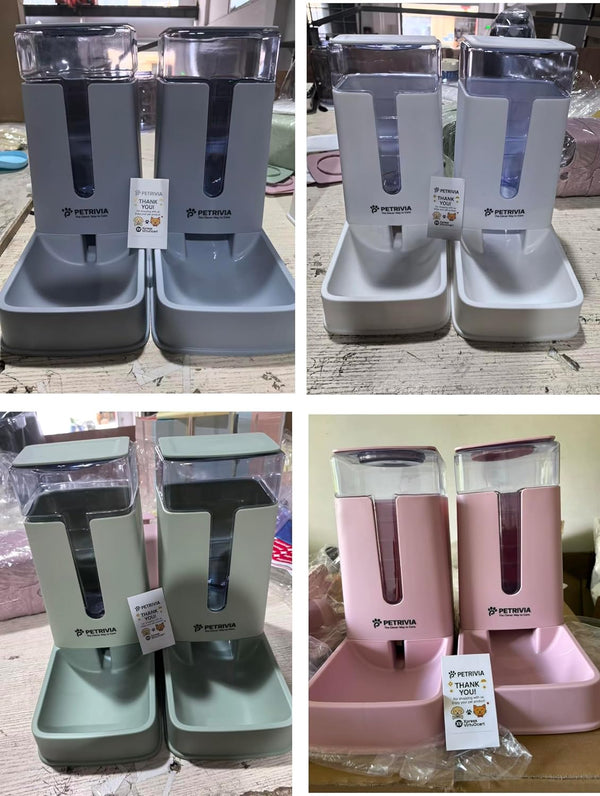 Automatic Pet Feeders Automatic Dog Food and Water Dispenser Water Dispenser for Dogs Gravity Water Dispenser Cat Feeders Automatic Cat Food Dog Water and Food Dispenser Gravity Pet Water Dispenser9