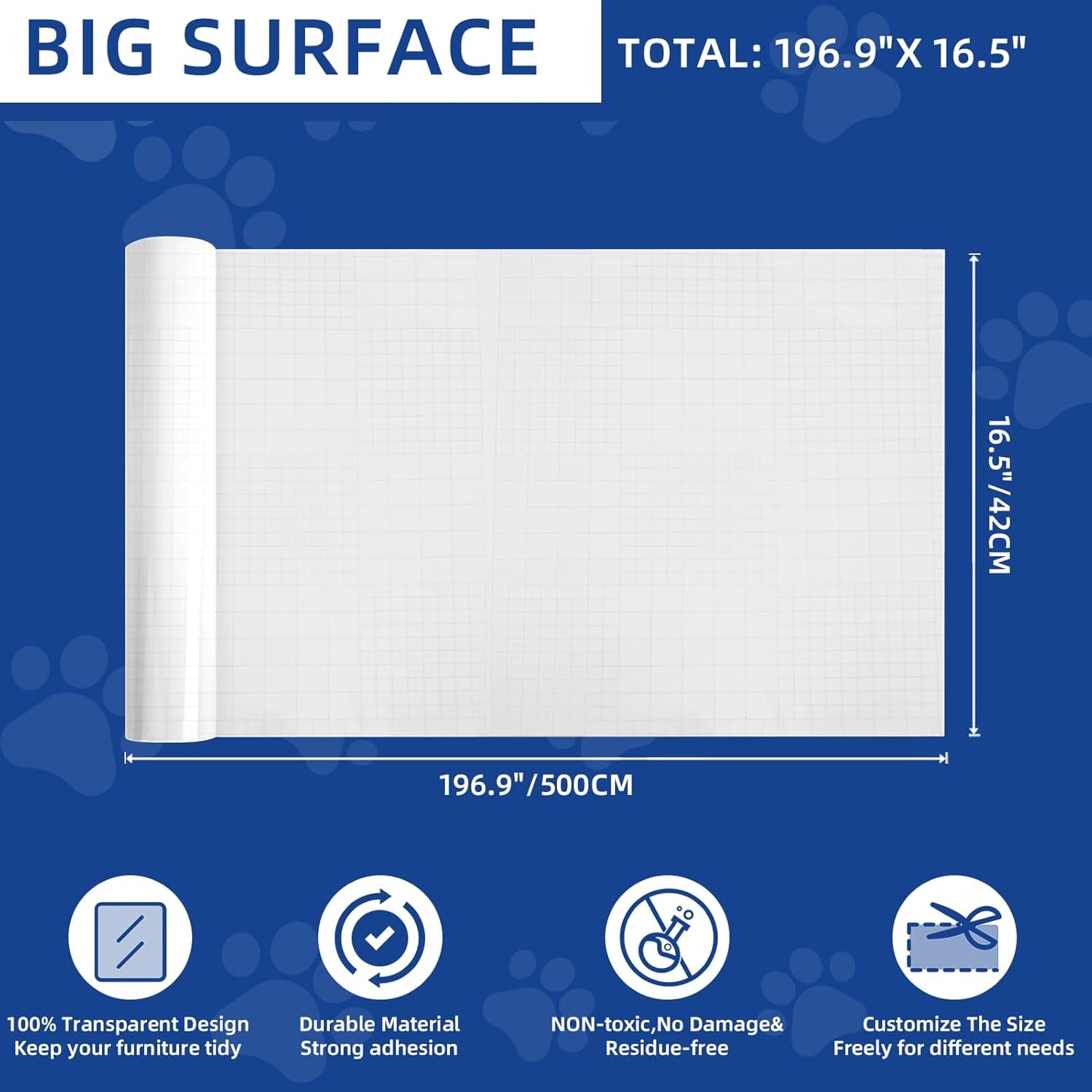 toosoft-anti-cat-scratch-furniture-protector-clear-vinyl-196-9x16-5-couch-protector-from-cat-claws-thicken-single-sided-sticky-flexible-dog-tape-for-furniture-for-couch-corner-door-walls-bed