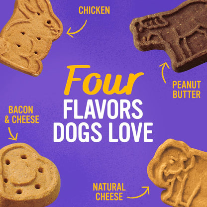 Blue Dog Bakery Natural Dog Treats, More Crunch Large, Assorted Flavors, 18Oz Box, 1 Box4