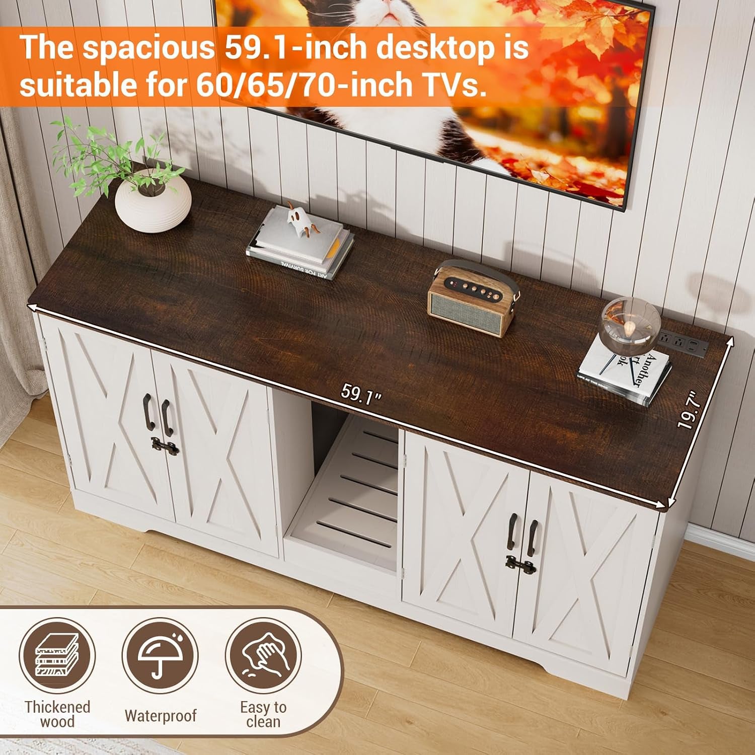 59-1-cat-litter-box-enclosure-for-2-cats-hidden-litter-box-furniture-with-power-outlet-removable-hallway-lockable-door-anti-tip-design-farmhouse-litter-box-cabinet-with-magnetic-door-white