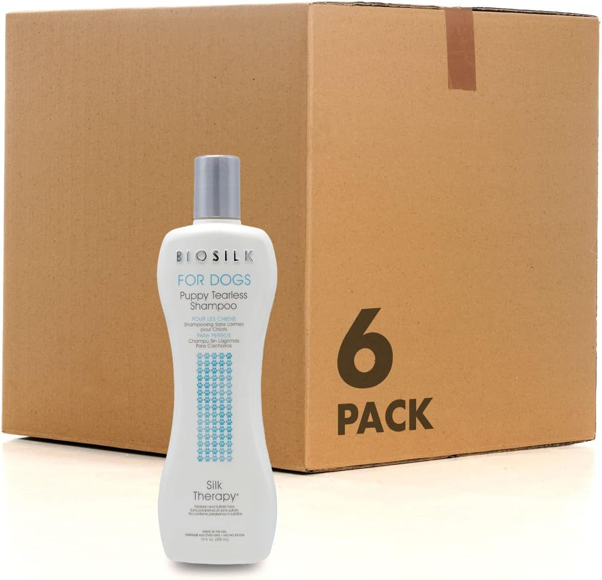 biosilk-for-dogs-puppy-tearless-shampoo-gentle-dog-wash-with-silk-proteins-paraben-and-sulfate-free-formula-helps-clean-and-condition-coats-for-puppies-and-dogs-12-fl-oz
