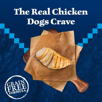 Blue Buffalo Wilderness with Chicken High Protein Grain Free Dry Dog Food for Adult Dogs, 34% Protein, Supports Immunity with Antioxidant-Rich Lifesource Bits, 4.5 Lbs.4