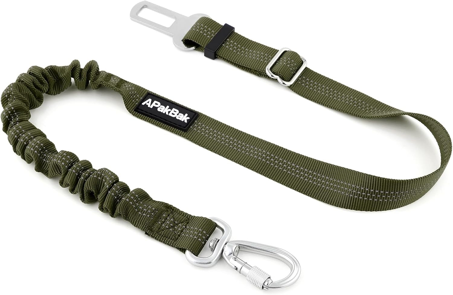 dog-seat-belt-for-car-car-harness-with-locking-aluminum-hook-adjustable-reflective-nylon-seatbelt-with-elastic-bungee-travel-safety-restraint-for-small-medium-large-dogs-light-blue