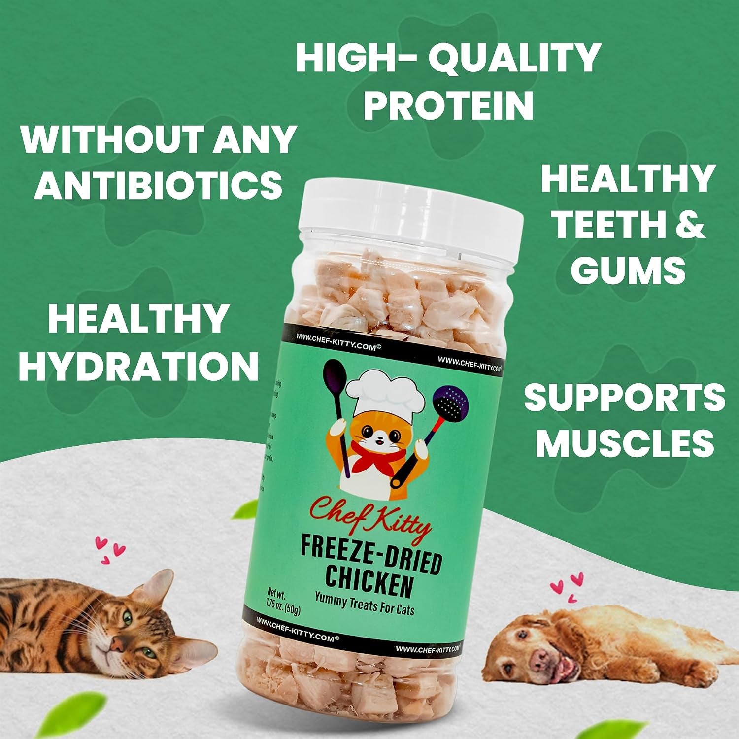 freeze-dried-chicken-cat-treats-healthy-dog-food-toppers-100-human-grade-single-ingredient-grain-free-chicken-dog-treats-inspected-tested-in-usa-no-additives-or-preservatives-3-5-oz