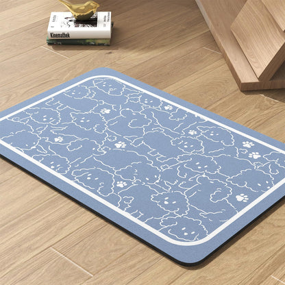 PADOOR Pet Feeding Mat-Absorbent Dog Mat for Food and Water Bowl-No Stains Easy Clean Dog Food Mat-Quick Dry Water Dispenser-Puppy Supplies Accessories20