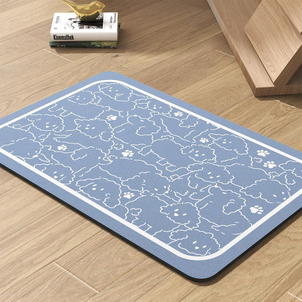 PADOOR Pet Feeding Mat-Absorbent Dog Mat for Food and Water Bowl-No Stains Easy Clean Dog Food Mat-Quick Dry Water Dispenser-Puppy Supplies Accessories20