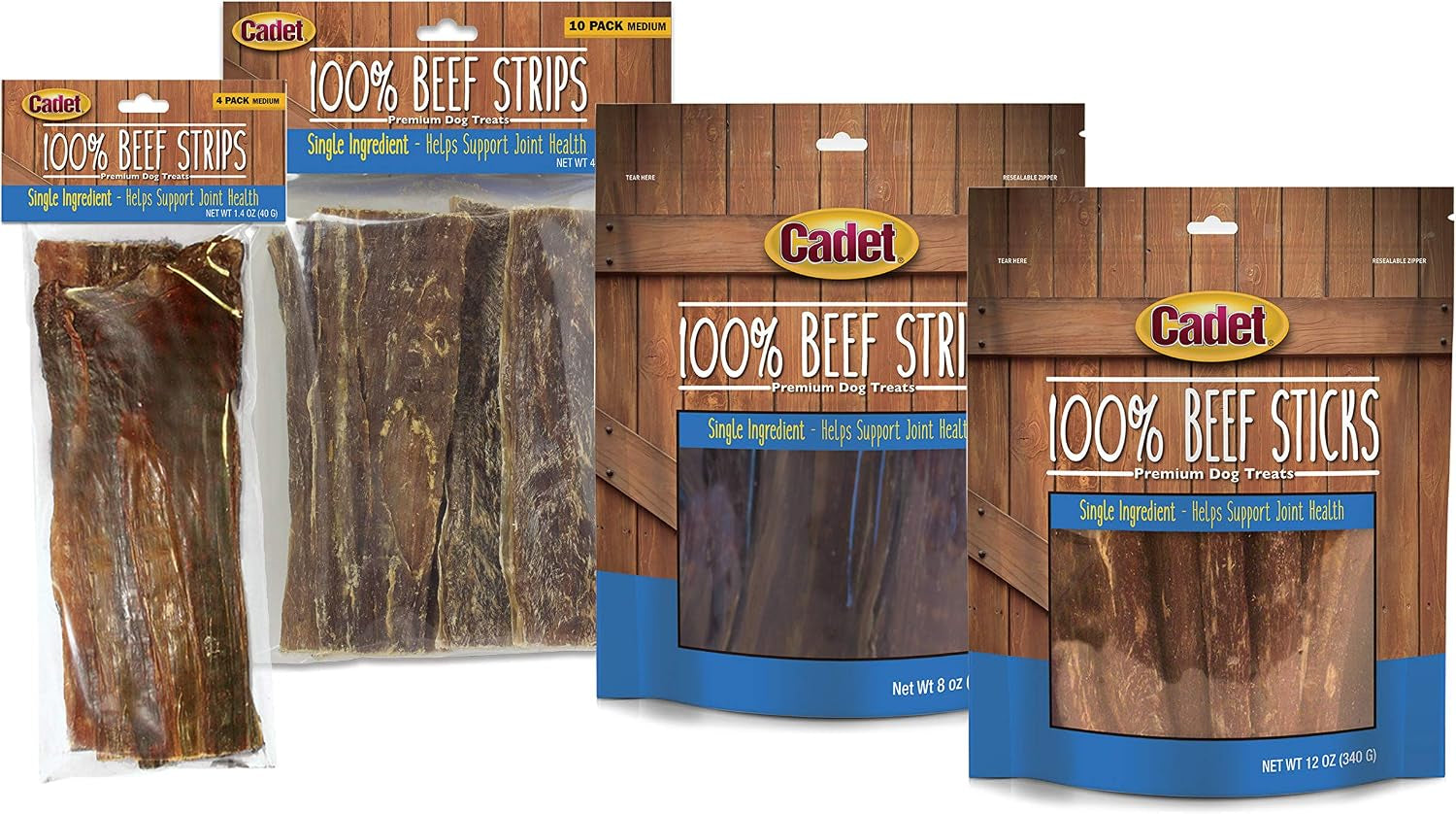 cadet-100-real-beef-strips-dog-treats-8-oz-single-ingredient-beef-esophagus-dog-jerky-healthy-high-protein-dog-bones-rawhide-alternative-for-small-large-dogs