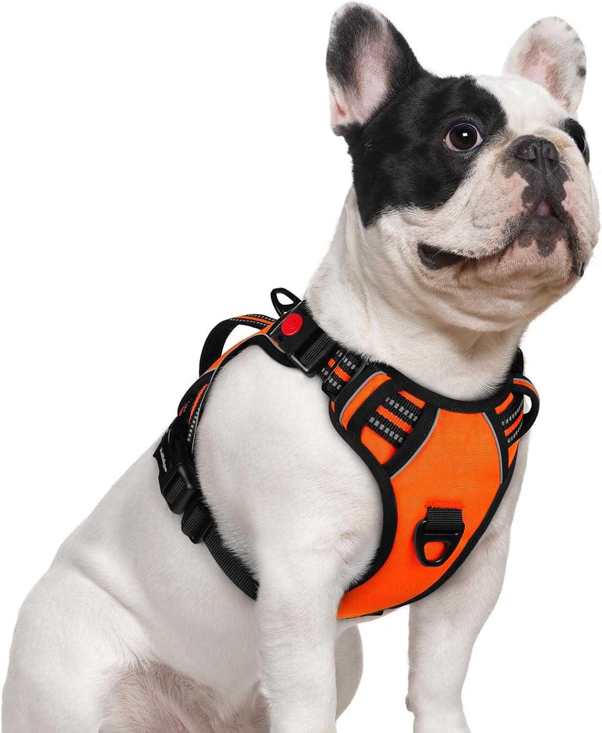 rabbitgoo-large-dog-harness-easy-wear-with-3-buckles-and-lift-handle-no-pull-with-front-clip-for-walking-adjustable-soft-padded-reflective-easy-control-pink-large