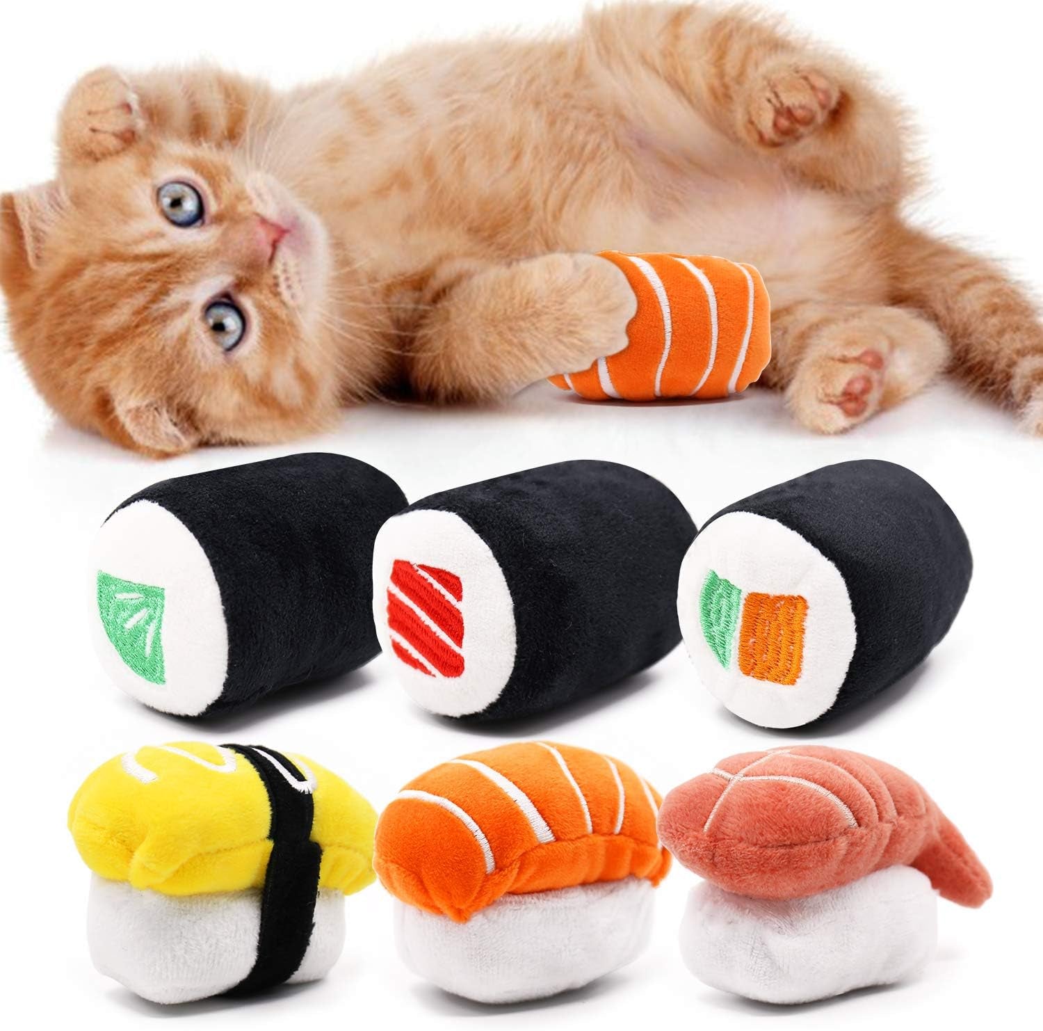 ciyvolyeen-6-pack-plush-bread-catnip-toys-for-indoor-cats-interactive-cat-toy-soft-plush-organic-catnip-bite-resistant-boredom-relief-bread-shapes-trigger-natural-predatory-play