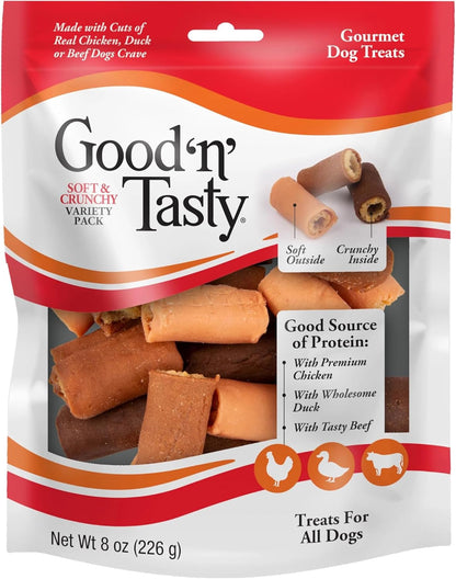 Good ‘N’ Tasty Soft and Crunchy Variety Pack, 3 Ounces, Treats for Dogs9
