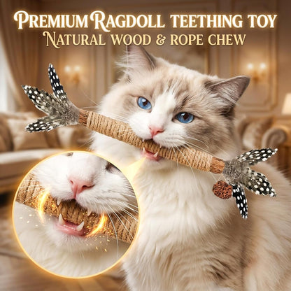 Cat Chew Toys Silvervine Sticks Dental Treat Feather 7Pack Indoor | Real Feathers Silvervine Dual-Action Chew Chase Soothes Teething, Cleans Teeth Relieves Boredom Indoors Safe Durable 7PK Set2