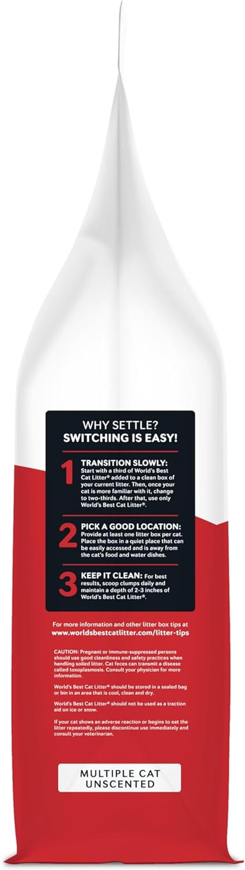 worlds-best-cat-litter-multiple-cat-unscented-odor-control-15-lb-bag-controls-tough-multi-cat-odors-and-lasts-2x-longer-natural-corn-litter-quick-clumping-flushable-99-dust-free