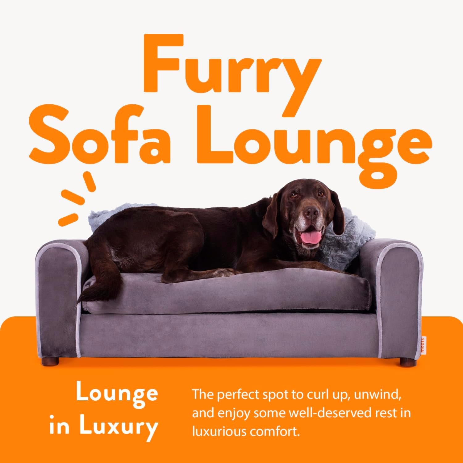 moots-furry-pet-lounge-pet-bed-with-2-pillows-deluxe-sofa-for-dogs-easy-to-coordinate-stylish-and-cleanable-dog-sofa-couch-charcoal-large