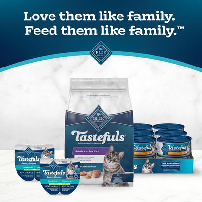 Blue Buffalo Tastefuls Active Cat Dry Cat Food, Made in the USA with Natural Ingredients, Chicken & Brown Rice Recipe, 3-Lb. Resealable Bag9