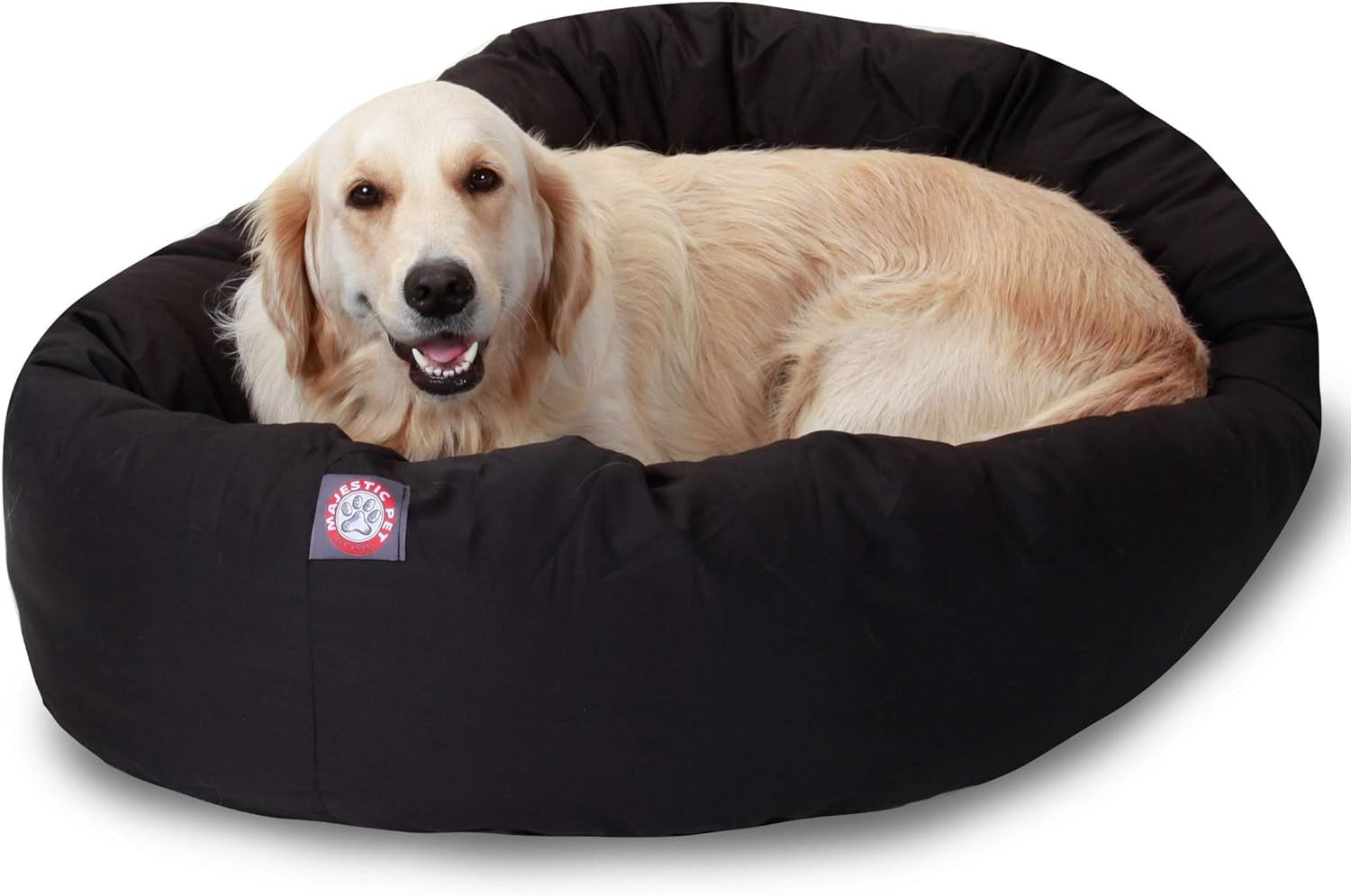 majestic-pet-40-inch-bagel-calming-dog-bed-washable-cozy-soft-round-dog-bed-with-spine-support-for-dogs-to-rest-their-head-fluffy-donut-dog-bed-40x29x9-inch-round-pet-bed-large-blue