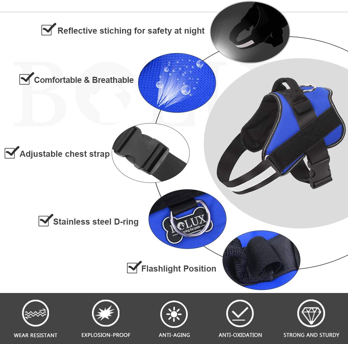 dog-harness-no-pull-reflective-dog-vest-breathable-adjustable-pet-harness-with-handle-for-outdoor-walking-no-more-pulling-tugging-or-choking-blue-s