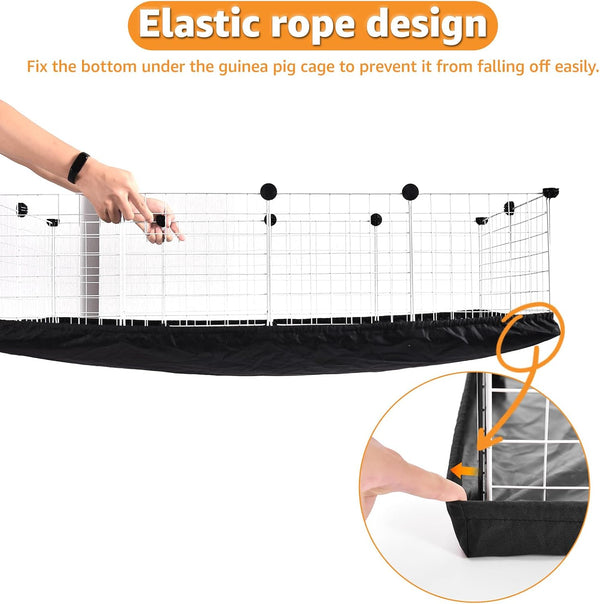 Pjyucien C&C Cage Bottom 24"X48", Easy to Install | Use as Top, Use as Bottom and Top Set, Protect Floor, Saves Time and Effort,For Guinea Pig and Other Small Animals6