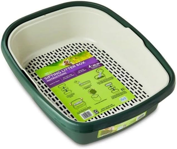 Vibrant_Life Sifting Cat- Litter Box, 3-Piece Set - (1 Count)2