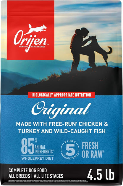 ORIJEN Grain Free WHOLEPREY Dry Dog Food Original Recipe 23.5Lb. Bag | WHOLEPREY Ingredients, Grain Free, Made in the USA, Skin & Coat, Global Quality Ingredients15