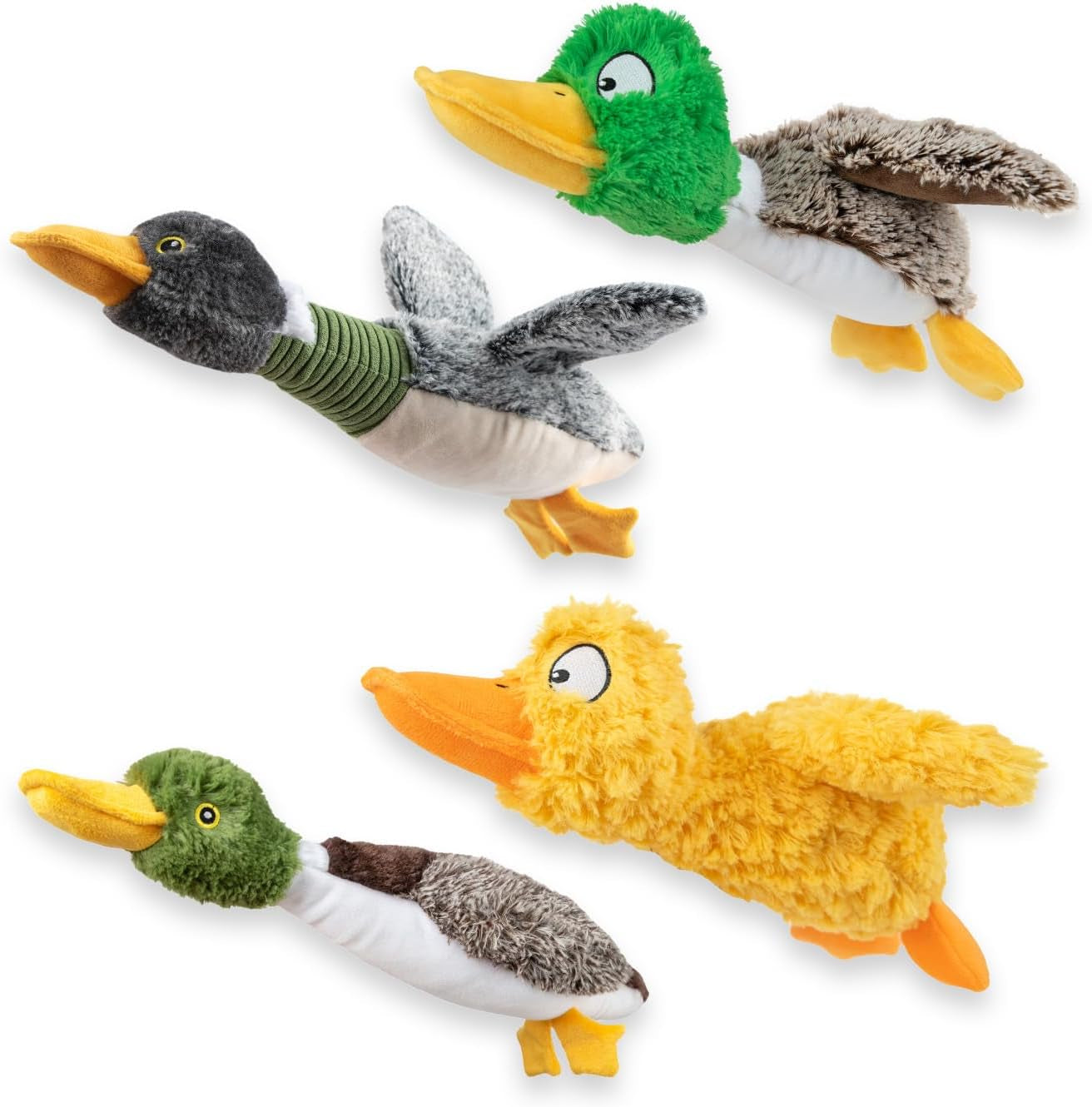best-pet-supplies-interactive-squeaky-dog-chew-toy-ideal-dog-toys-for-chewers-small-medium-large-dogs-and-fetch-lovers-crinkle-duck-yellow-large