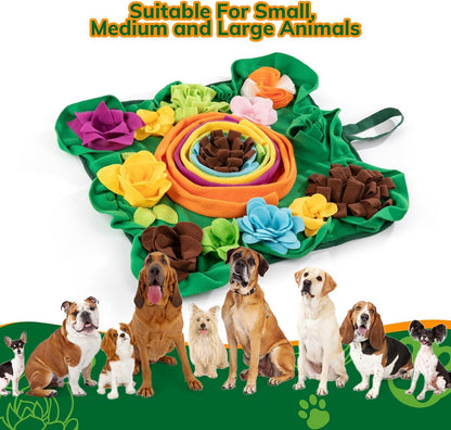 Snuffle Mat for Dogs -Interactive Dog Toys to Keep Them Busy | Puppy Puzzle Slow Feeder Treat| Dog Lick Mat Enhancement4