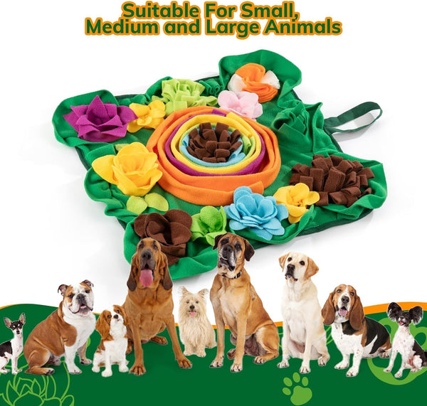 Snuffle Mat for Dogs -Interactive Dog Toys to Keep Them Busy | Puppy Puzzle Slow Feeder Treat| Dog Lick Mat Enhancement4