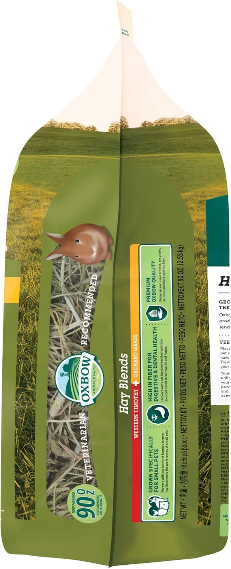 oxbow-hay-blends-western-timothy-hay-orchard-grass-guinea-pig-food-small-pet-bunny-supplies-all-natural-grass-for-guinea-pig-rabbit-oxbow-rabbit-supplies-for-bunnies-90-oz-bag-oxbow-timothy-hay-bunny-hay-for-rabbits-guinea-pigs-bunnies-and-chinchillas-hand-sorted-de-dusted-high-fiber
