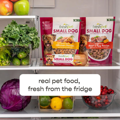 Freshpet Healthy & Natural Food for Small Dogs/Breeds, Fresh Grain Free Chicken Recipe, 1Lb, Yellow (6-27975-01204-5)4