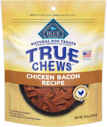 Blue Buffalo True Chews Chicken Pot Pie Natural Dog Treats, Real Meat Dog Snacks, Healthy Reward or Training Treat, Made in the USA with Real Chicken & Natural Ingredients, 12 Oz.13