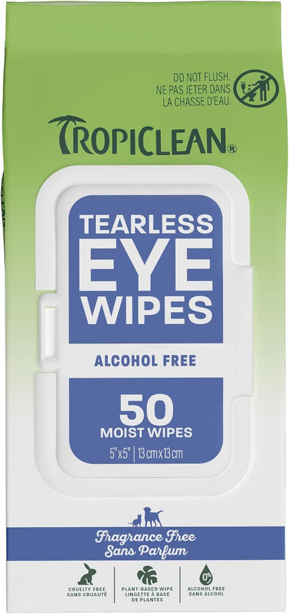 Tropiclean Hypoallergenic Dog Wipes, Fragrance Free, 100Ct | for Dogs, Cats, Puppies & Kittens | Sensitive Skin Safe | Gently Removes Dirt & Dander13